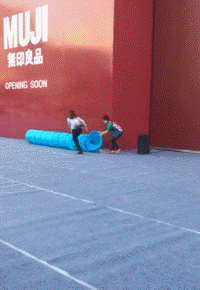 二哈在家乱尿，主人刚想揍它，这货：多大事，我喝掉就是了...-1.gif