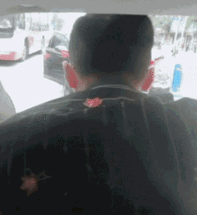 新郎去接亲，却被一条狗堵住了新娘的门：不准带走我小主人！-12.gif
