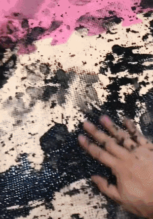 这货上辈子怕是个国画家，二哈又给家里抹黑啦！-5.gif