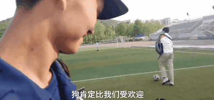 搜救犬进校园化身万人迷，消防员吃醋：狗比我受欢迎！-12.gif